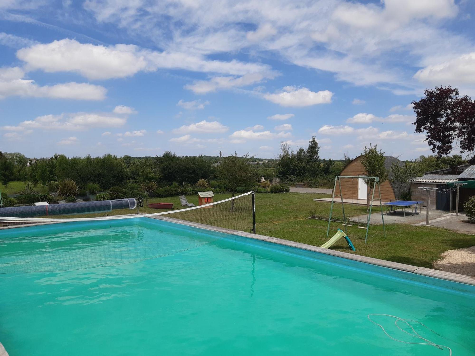 Maison A La Campagne - Piscine Beaulieu-sur-Layon Kültér fotó